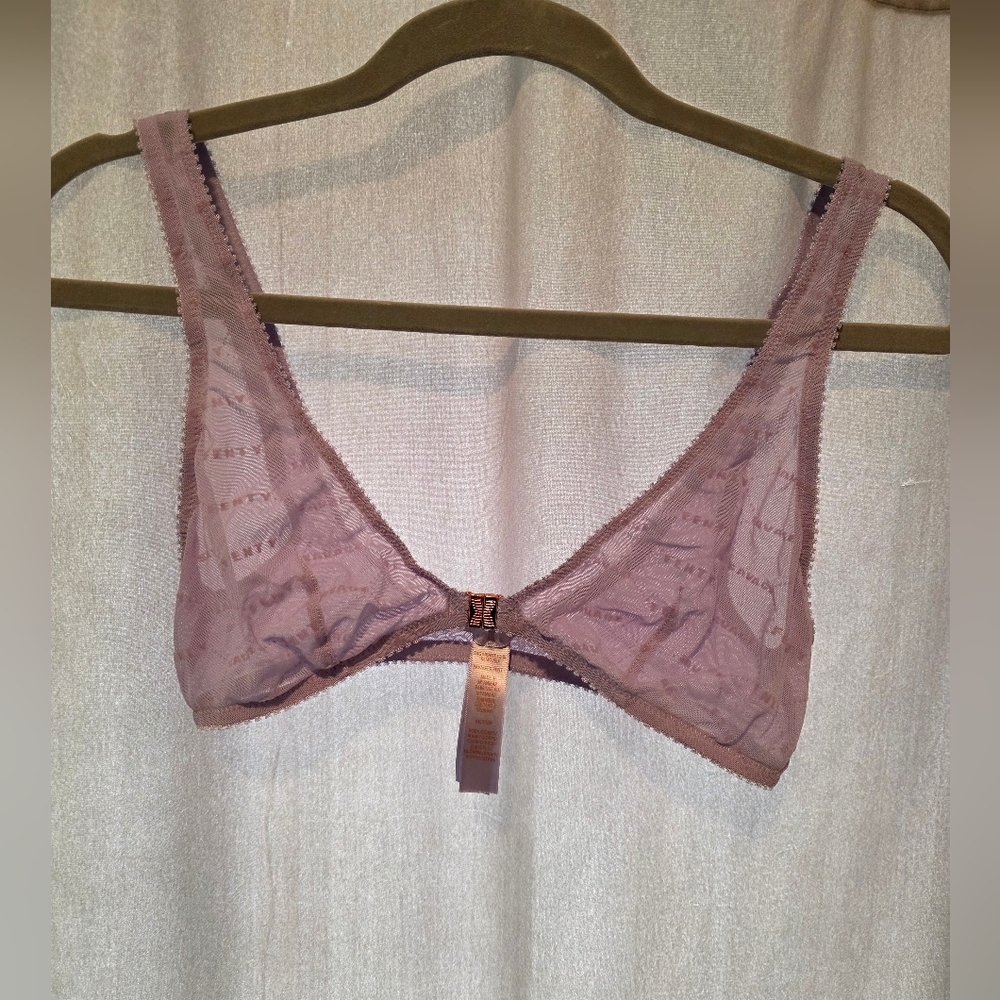 Fenty Beauty Lavender Sheer Bralette